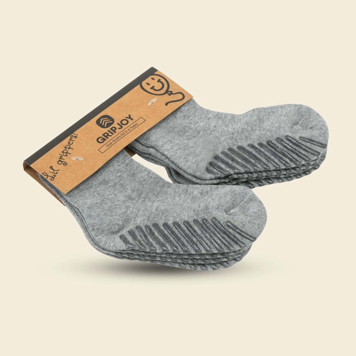 Cozy Crew Grip Socks for Little Adventurers 4-Pack