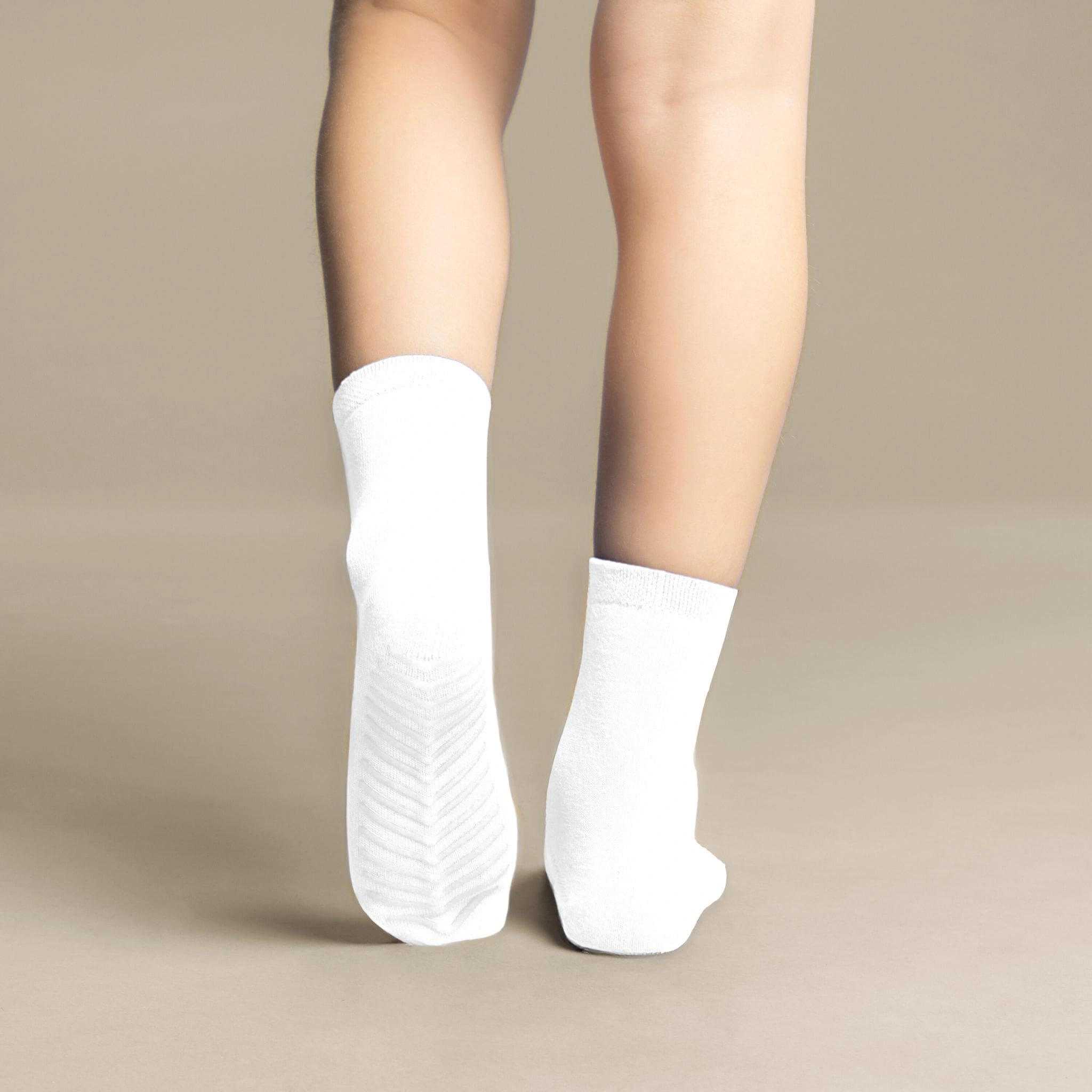 Cozy Toes Crew Socks 4-Pack: Grip & Go for Little Explorers!